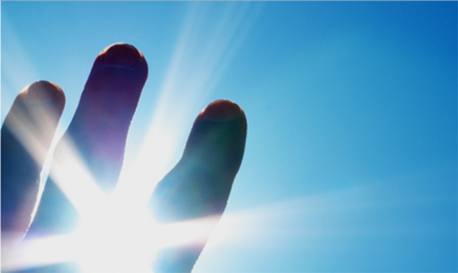 aah solar, sun, the sun, hand blocking the sun, services, aah services