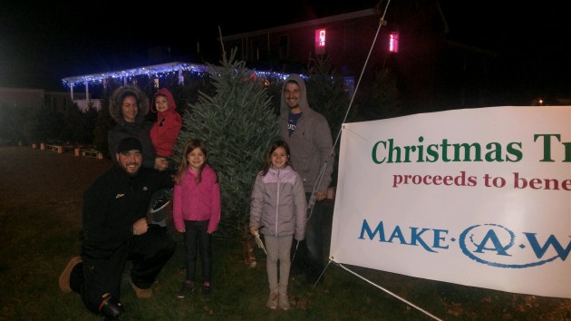 Acushnet Family Sell Christmas Trees, Donate Profit To ‘Make A Wish’ Foundation